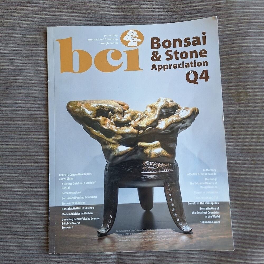 BCI Magazine Bonsai & Stone Quarterly  Q4 Informationsl Issue Interesting